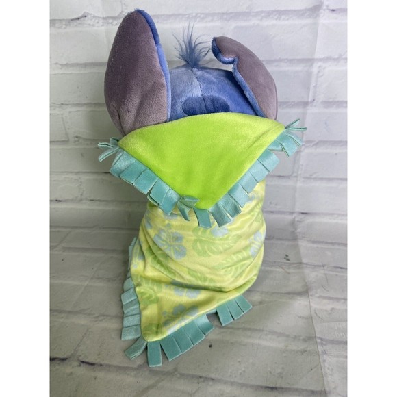 Disney Babies Stitch Plush With Baby Blanket Stuffed Animal Store Parks Ukulele - Picture 2 of 6